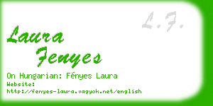 laura fenyes business card